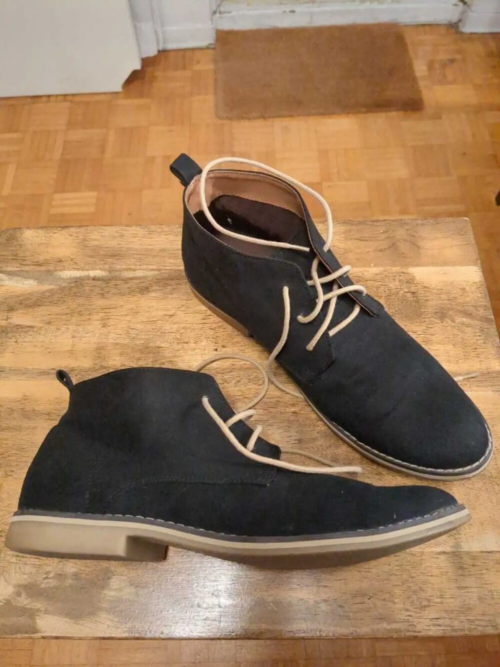 H&M Chukka Desert Boots / Black - Size 10,5 EU 44